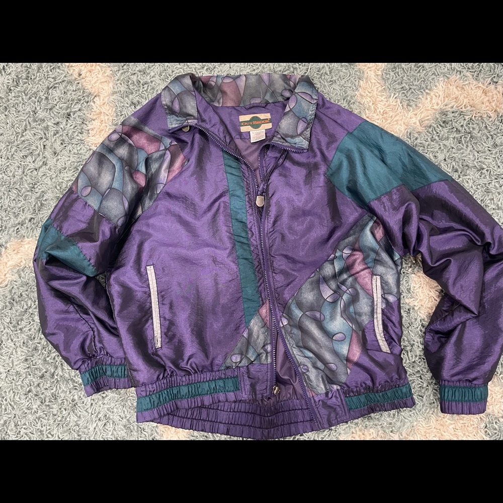 Outbrook 80s/90s windbreaker tracksuit size xl